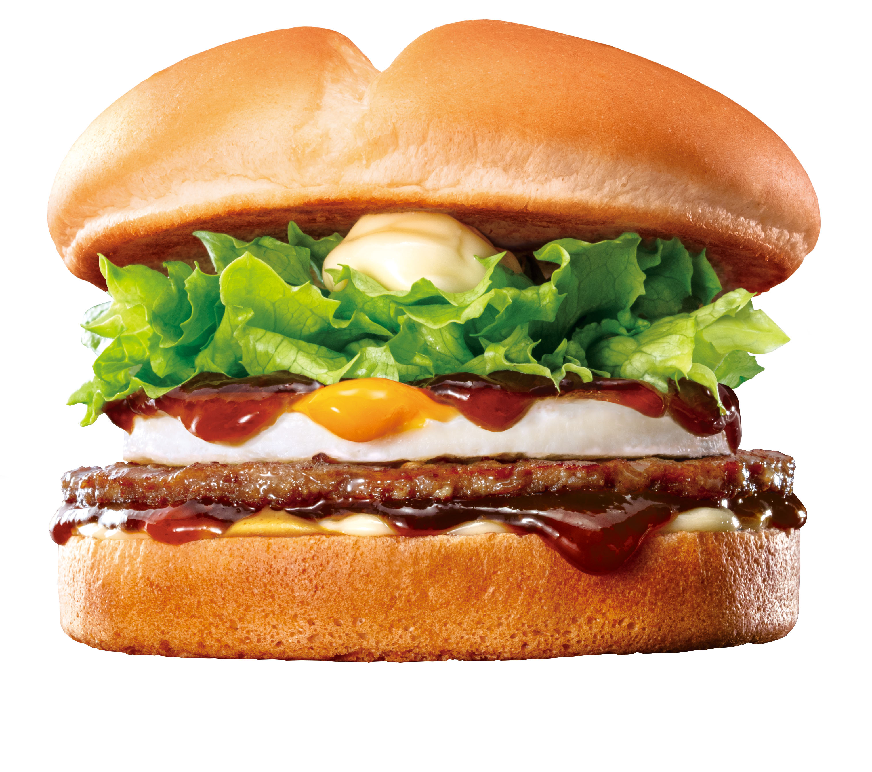 ベニワレンキリム のプフ　ビックサイズ　モロッテリア 半熟たまてりバーガー｜メニュー｜ロッテリア