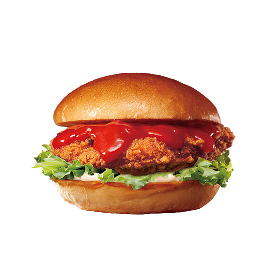 旨辛チキンフィレバーガー
