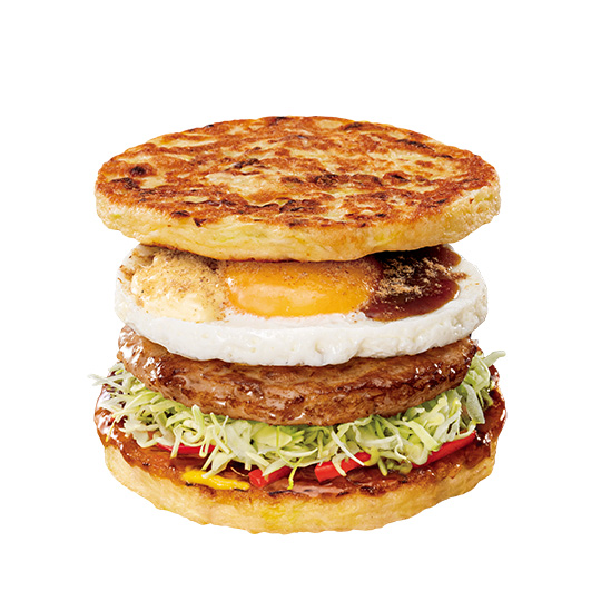お好み焼きバーガー
