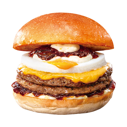 ダブル和風半熟月見 絶品チーズバーガー