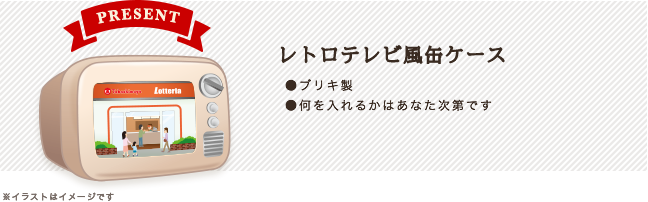 レトロテレビ風貯金箱